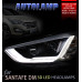 autolamp 3d led headlights hyundai santa fe dm - 2012-15